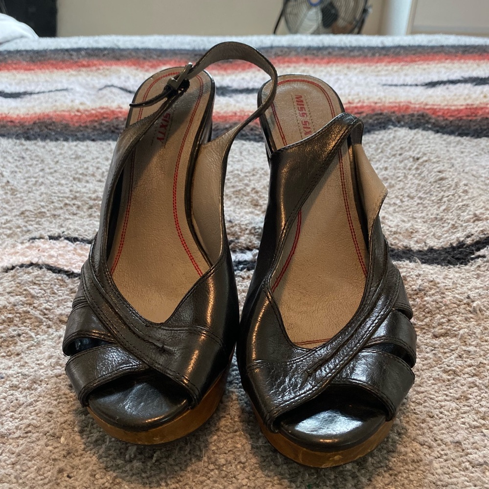 Miss Sixty sling back heels